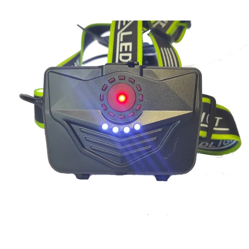 Ліхтар налобний BL-A14-3-P90, power bank, 3x18650, zoom, ЗУ Type-C, Box